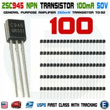 100pcs 2SC945 Amplifier NEC TO-92 Transistor C945 KCS945 NPN USA seller picture