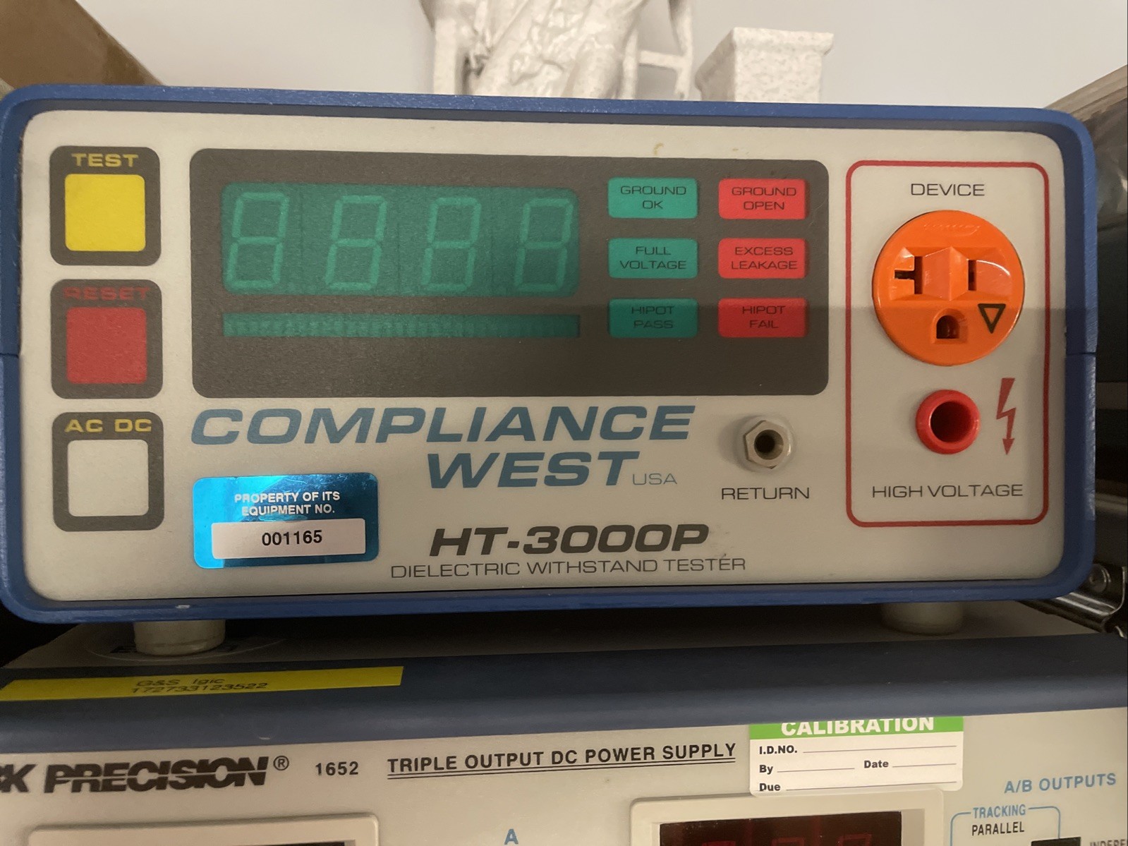 Compliance West USA HT-3000P Hipot Dielectric Withstand Tester Used