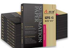 2200 Sheets A-SUB Sublimation Paper 125g 8.5x11 for Inkjet Heat Transfer Bulk picture