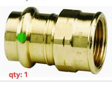 Viega 79315 ProPress Zero Lead Bronze Adapter with Female 3/4-Inch by 3/4-Inch P picture