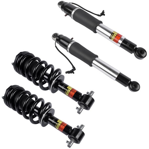 HOT-2Pcs Front Suspension Strut and Coil Spring Assembly and 2Pcs Rear Air HOT-2Pcs Front Suspension Strut and Coil Spring Assembly and 2Pcs Rear Air