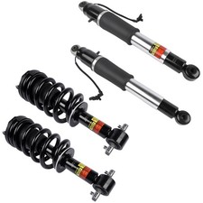 HOT-2Pcs Front Suspension Strut and Coil Spring Assembly and 2Pcs Rear Air picture