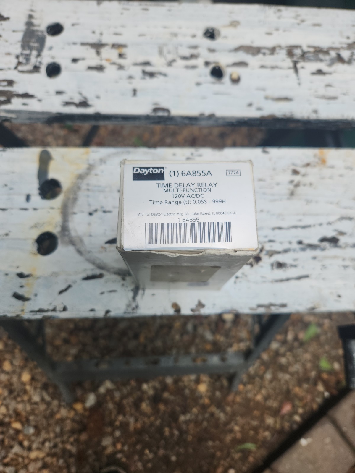 Dayton 6A855 Solid State Time Delay Relay, Multifunction 10A 120V