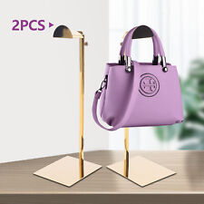 2x Handbag Display Rack Hanger Bag Store Metal ,Adjustable Purse Stand Holder US picture