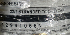 Genesis/Novar 1294 22/1P Shielded Lo-Cap Temperature Sensor Cable Blue /50ft picture