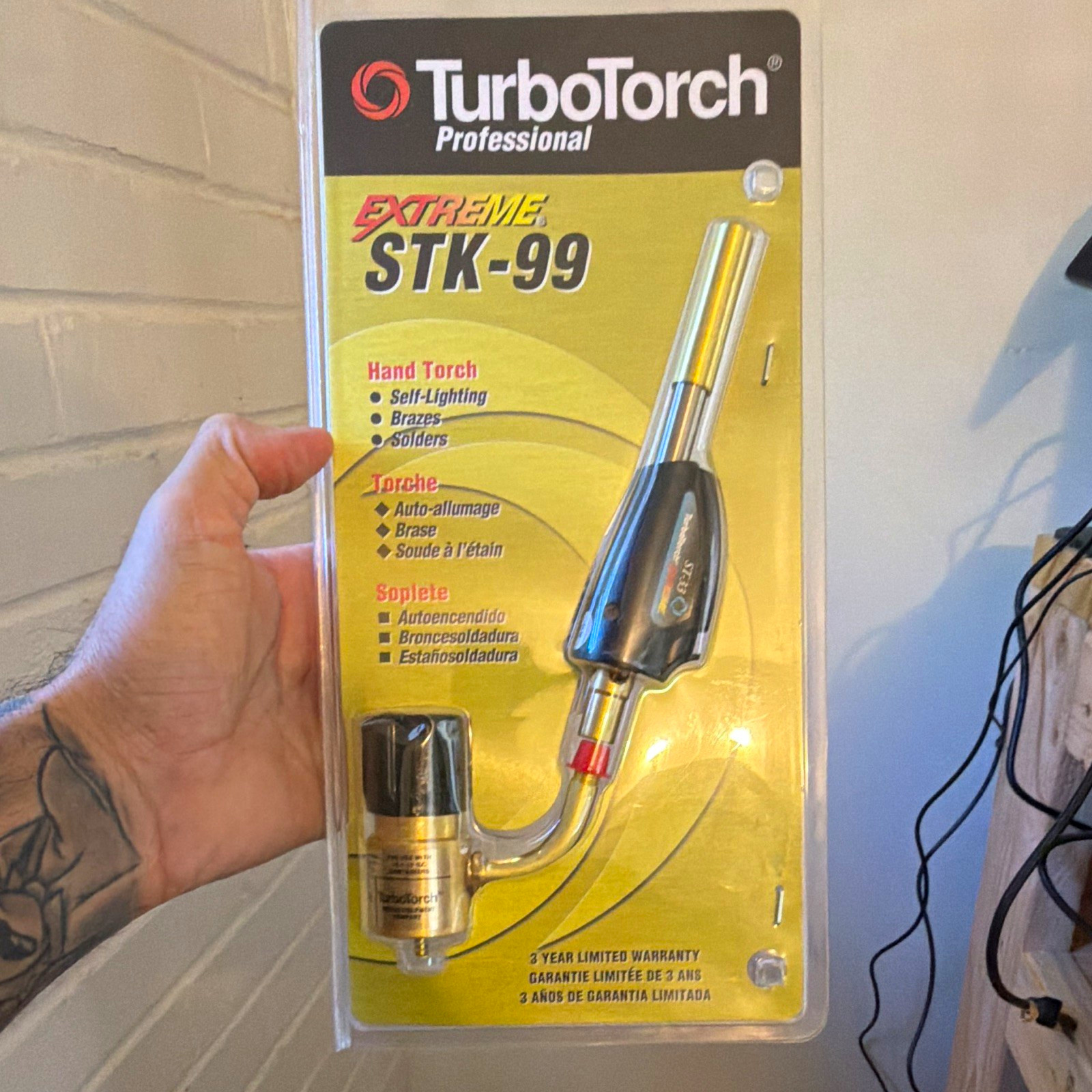 TurboTorch Professional Extreme STK-99 Self-Lighting Hand Torch Model STK-99 TurboTorch Professional Extreme STK-99 Self-Lighting Hand Torch Model STK-99