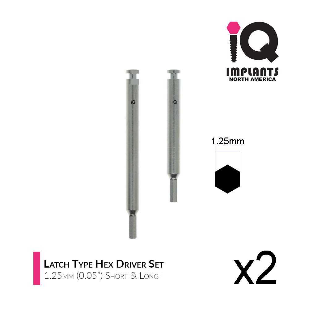 IQ USA Hex Driver Latch Type for Low Speed, 1.25mm (0.05