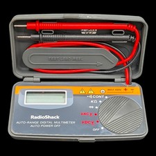 Vintage RadioShack Pocket Ranging LCD Digital Multimeter 22-802 Mint Works Fine picture