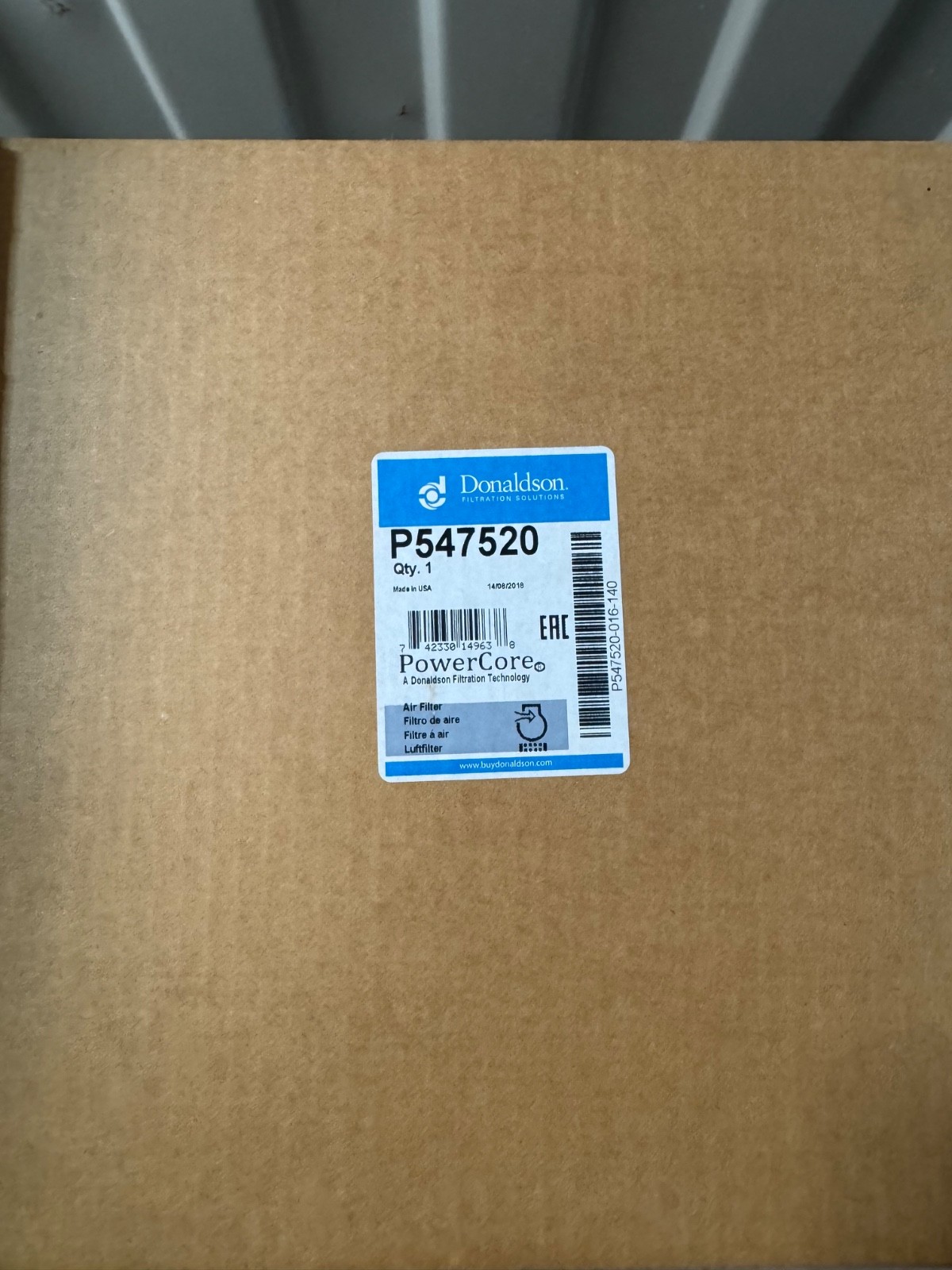 Donaldson p547520 air filter new in box Donaldson p547520 air filter new in box