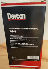 Devcon 10240 Putty, 1 Lb Container Size, Can, Plastic Steel, Dark Gray 12/03/27 picture