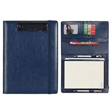 A5 PU Leather Clipboard Partfolio Notepad Forms Holders Document Case - Inter... picture