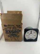 Weschler KX-241 Analog AC Ammeter 0-400A 50mV Shunt Panel Meter 141649 picture