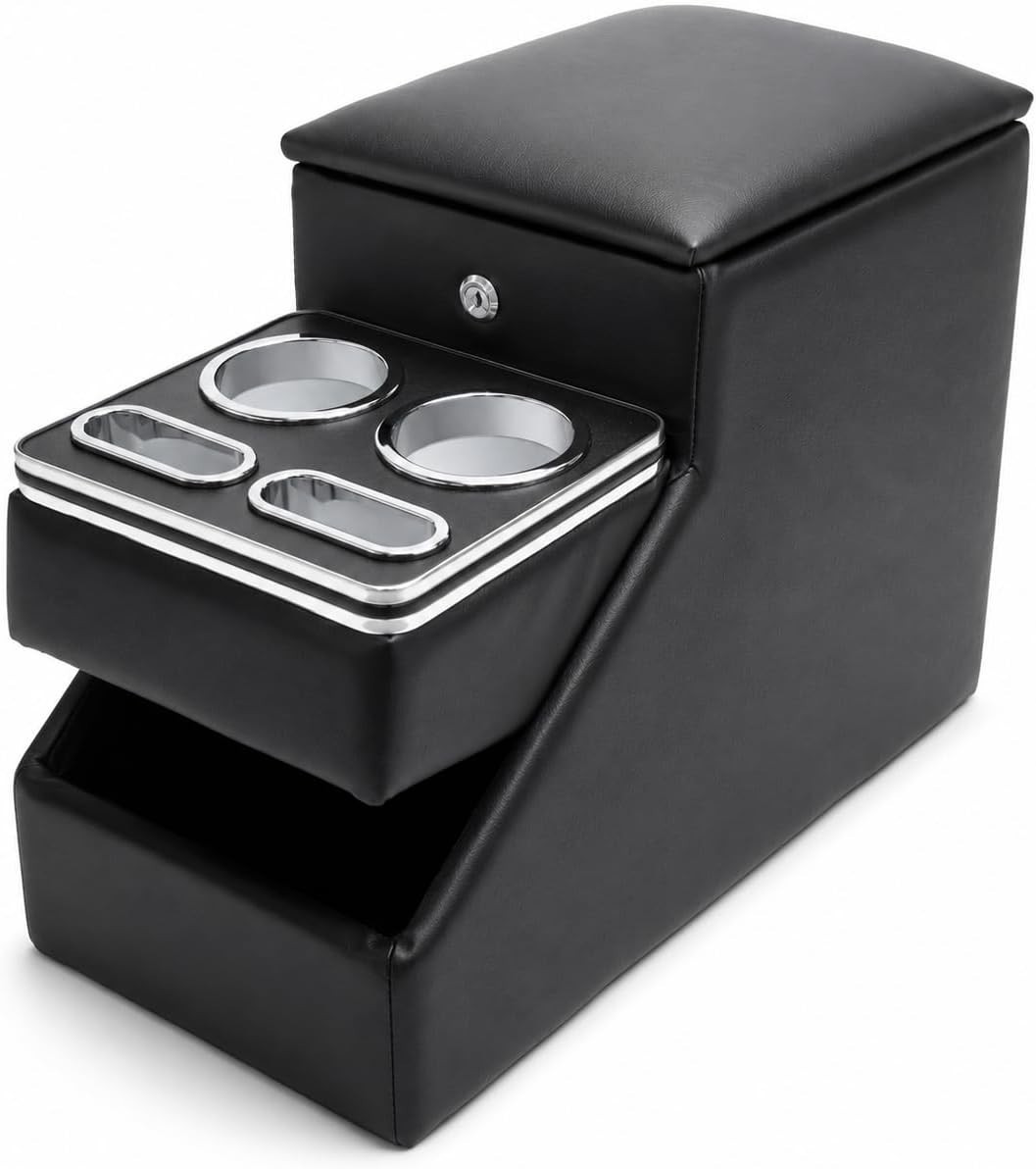 24L Center Console Between Seats for Minivans, SUVs and Trucks, Floor/Bench.....
