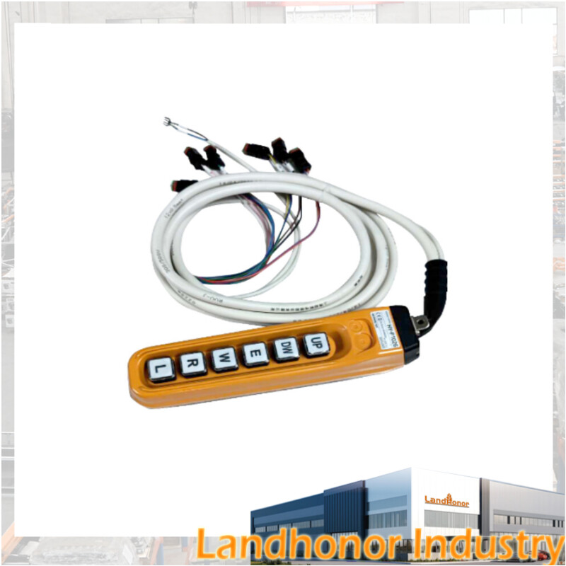 Landhonor 12V Grader Pendant with 6Button Remote 6-Way Priority Valve Controller Landhonor 12V Grader Pendant with 6Button Remote 6-Way Priority Valve Controller