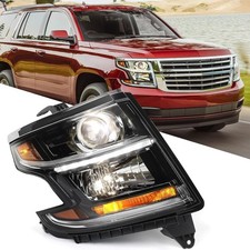 Headlight Right for 2015 2020 Chevy Tahoe Suburban HID LED DRL Black Housing picture