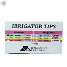 Dental Periodontal Endodontic Irrigation Syringe Monovac Tips 23 Gauge 100/Box picture