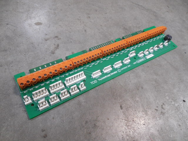 USED ThyssenKrupp TCID Traveling Cable Interface Elevator Card 6300MD1 Rev. B USED ThyssenKrupp TCID Traveling Cable Interface Elevator Card 6300MD1 Rev. B