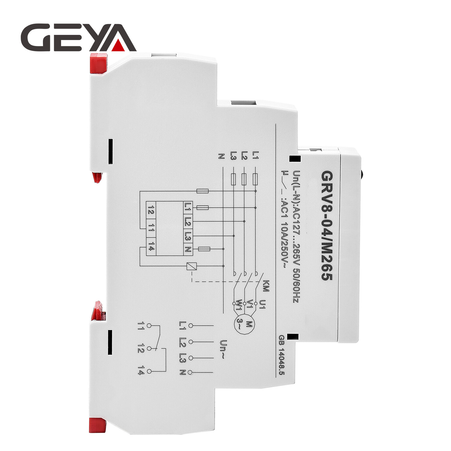 GEYA Three Phase Voltage Monitoring Relay 3 Phase Protection 10A/AC1 127-467VAC