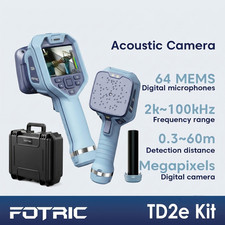 FOTRIC TD2e Kit Acoustic Imager Ultrasonic Leak Detector Compressed Air HVAC picture