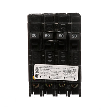 Siemens Q22050CT 50 Double Two 20amp Single Pole Circuit Breaker - Black picture