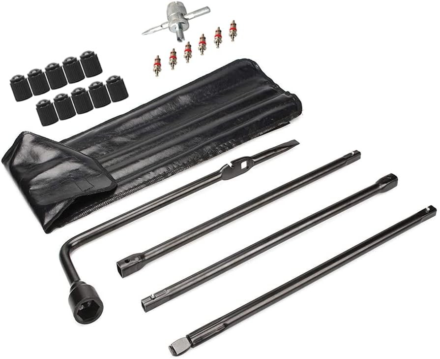Spare Tire Tool Kit Jack Handle Lug Wrench Chevy Silverado Tahoe GMC Sierra Spare Tire Tool Kit Jack Handle Lug Wrench Chevy Silverado Tahoe GMC Sierra