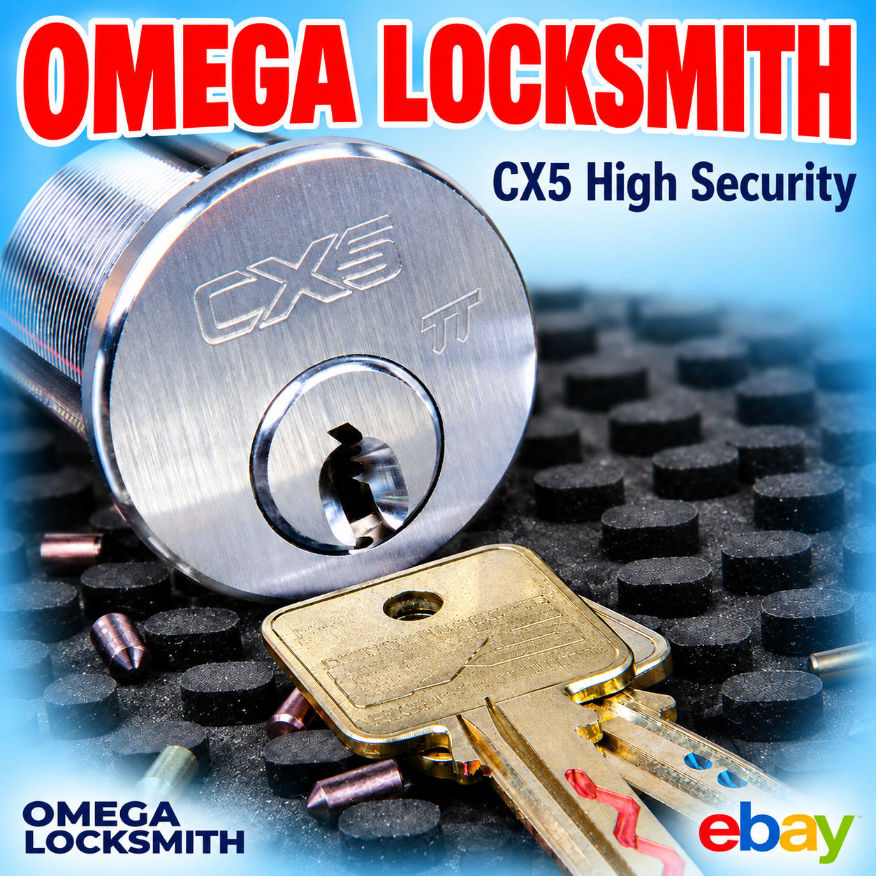High Security Storefront Lock Cylinder 1-1/8 Mortise Restricted Key Adams Rite High Security Storefront Lock Cylinder 1-1/8 Mortise Restricted Key Adams Rite