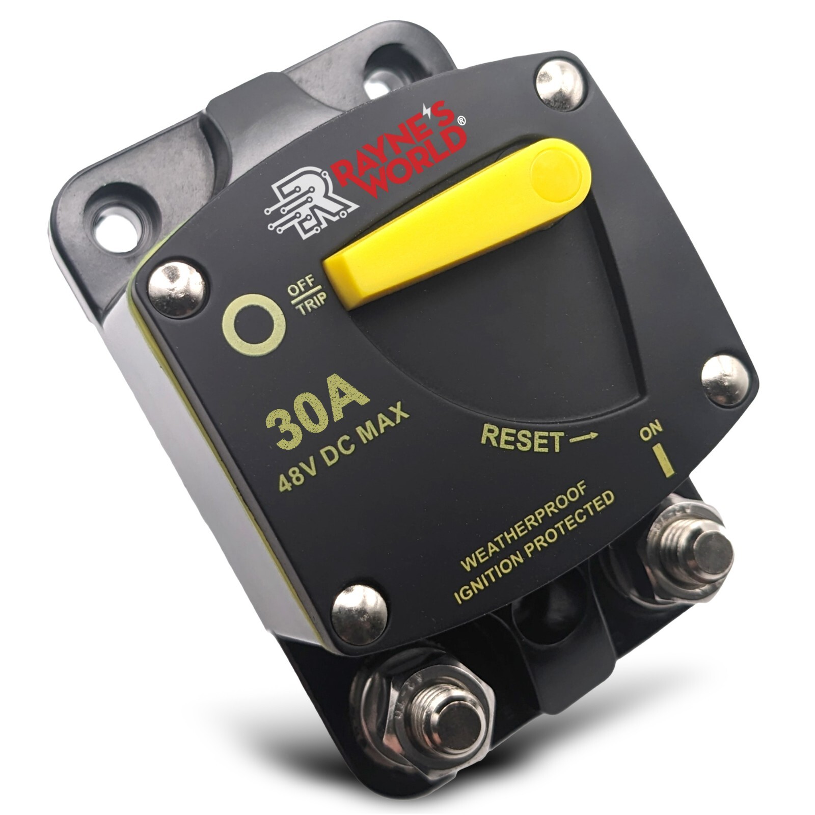 30-300 Amp 12-48V DC Circuit Breaker Heavy Duty Cars/Amps/Boats/Solar/Inverter