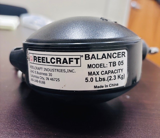 Used Reelcraft heavy duty reel balance TB 05 Used Reelcraft heavy duty reel balance TB 05