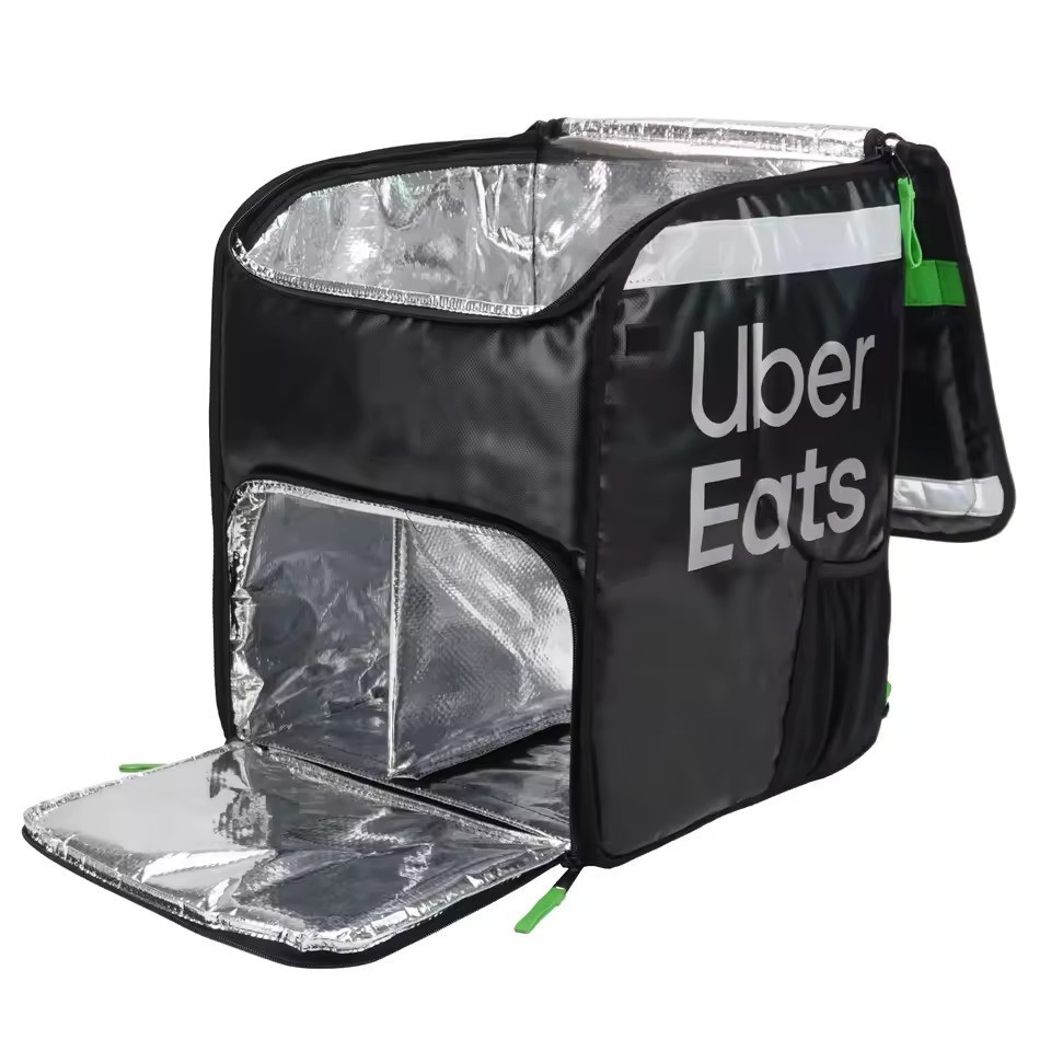 Uber Eats Double-Shoulder Takeaway Bag–PVC Waterproof Thermal Insulation Deliv Uber Eats Double-Shoulder Takeaway Bag–PVC Waterproof Thermal Insulation Deliv