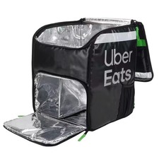 Uber Eats Double-Shoulder Takeaway Bag–PVC Waterproof Thermal Insulation Deliv picture