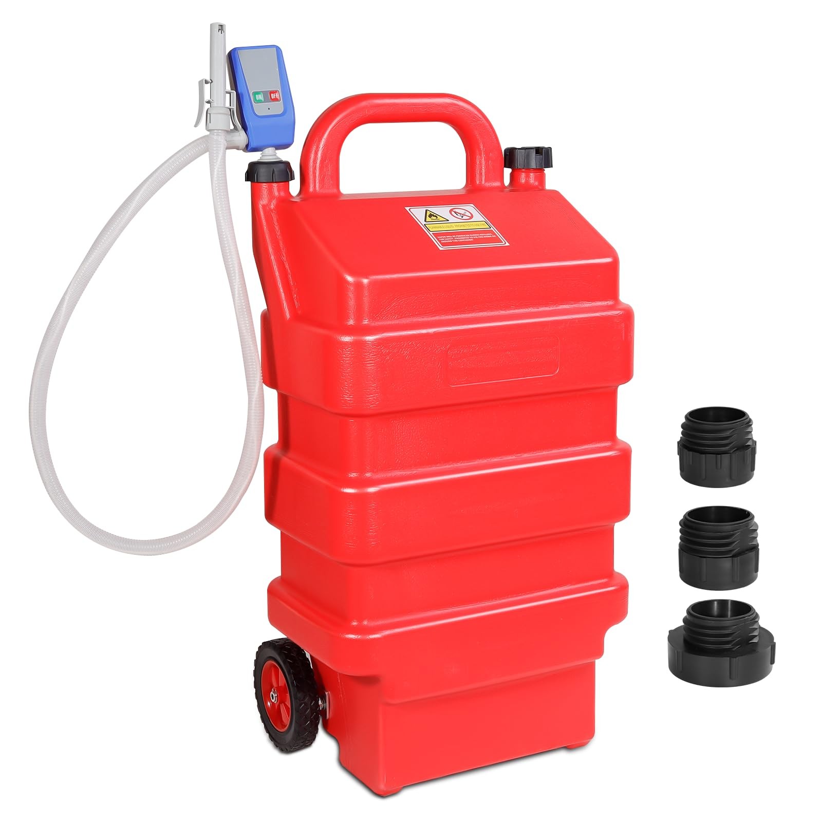 16 Gallon Portable Fuel Caddy Tank 2.8GPM Automatic Pump for Gasoline Diesel DEF 16 Gallon Portable Fuel Caddy Tank 2.8GPM Automatic Pump for Gasoline Diesel DEF