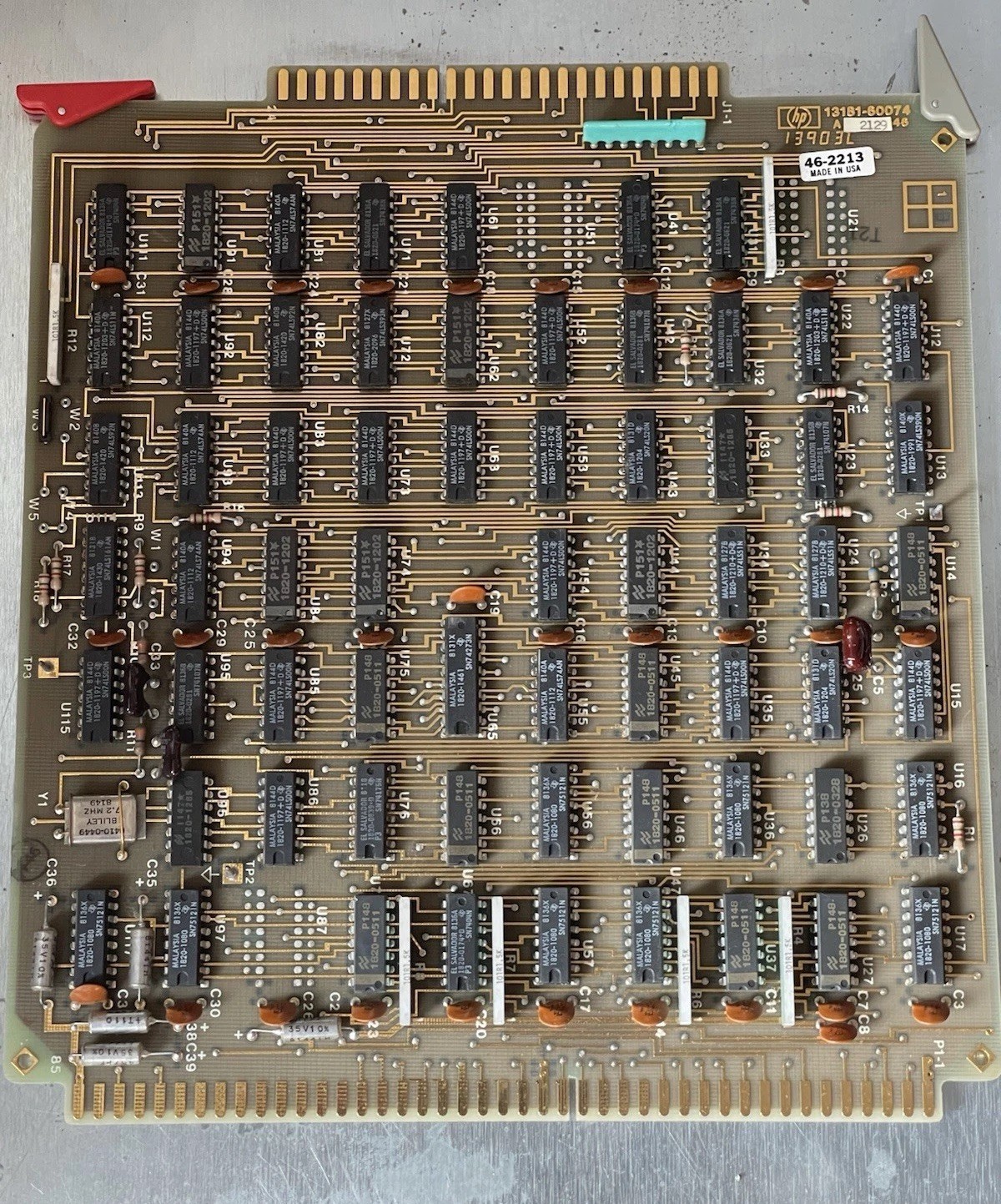 Vintage HP 13181-60074 Mag Tape 1 Control Interface Board PCA 21MX Untested Vintage HP 13181-60074 Mag Tape 1 Control Interface Board PCA 21MX Untested
