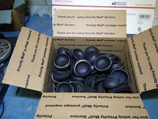 Pipe caps: domed steel weld on 2 3/8 lot of 100 picture