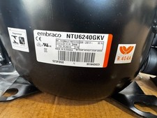 EMBRACO COMPRESSOR NTU6240GKV 1 1/2 HP MBP 208-230/1/60 R404 8,408 Btu picture