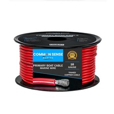 Common Sense Marine 16 Gauge 2x50 ft Boat Cable Tinned Copper Wire picture