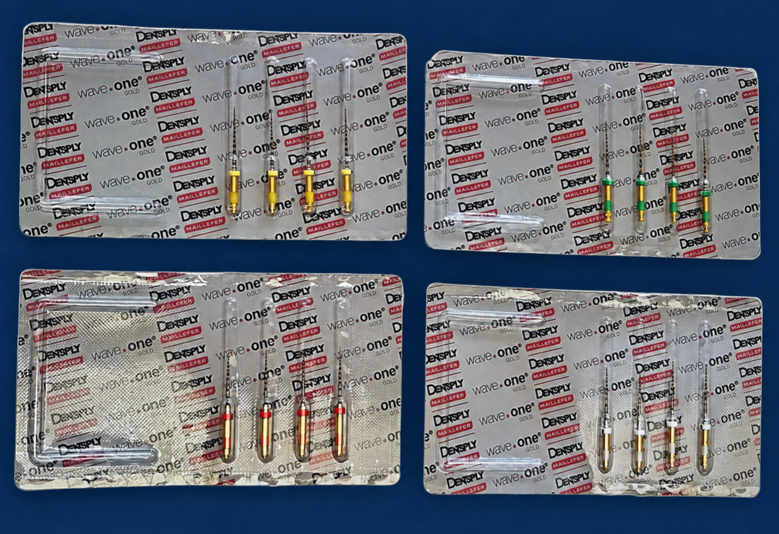 Wave One Waveone Gold Wave Endodontic File Root Canal Dentsply 1 pack of 4