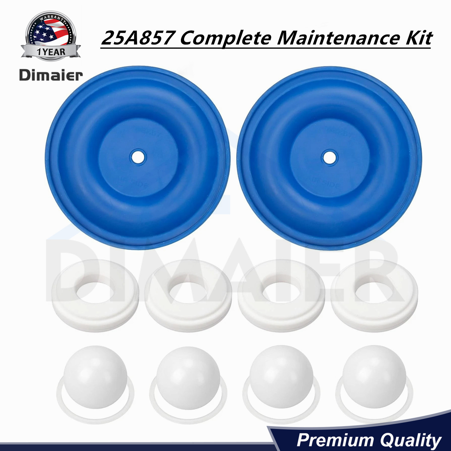 Complete Maintenance Kit fit for Graco Husky 1050 Diaphragm Pump Replaces 25A857 Complete Maintenance Kit fit for Graco Husky 1050 Diaphragm Pump Replaces 25A857