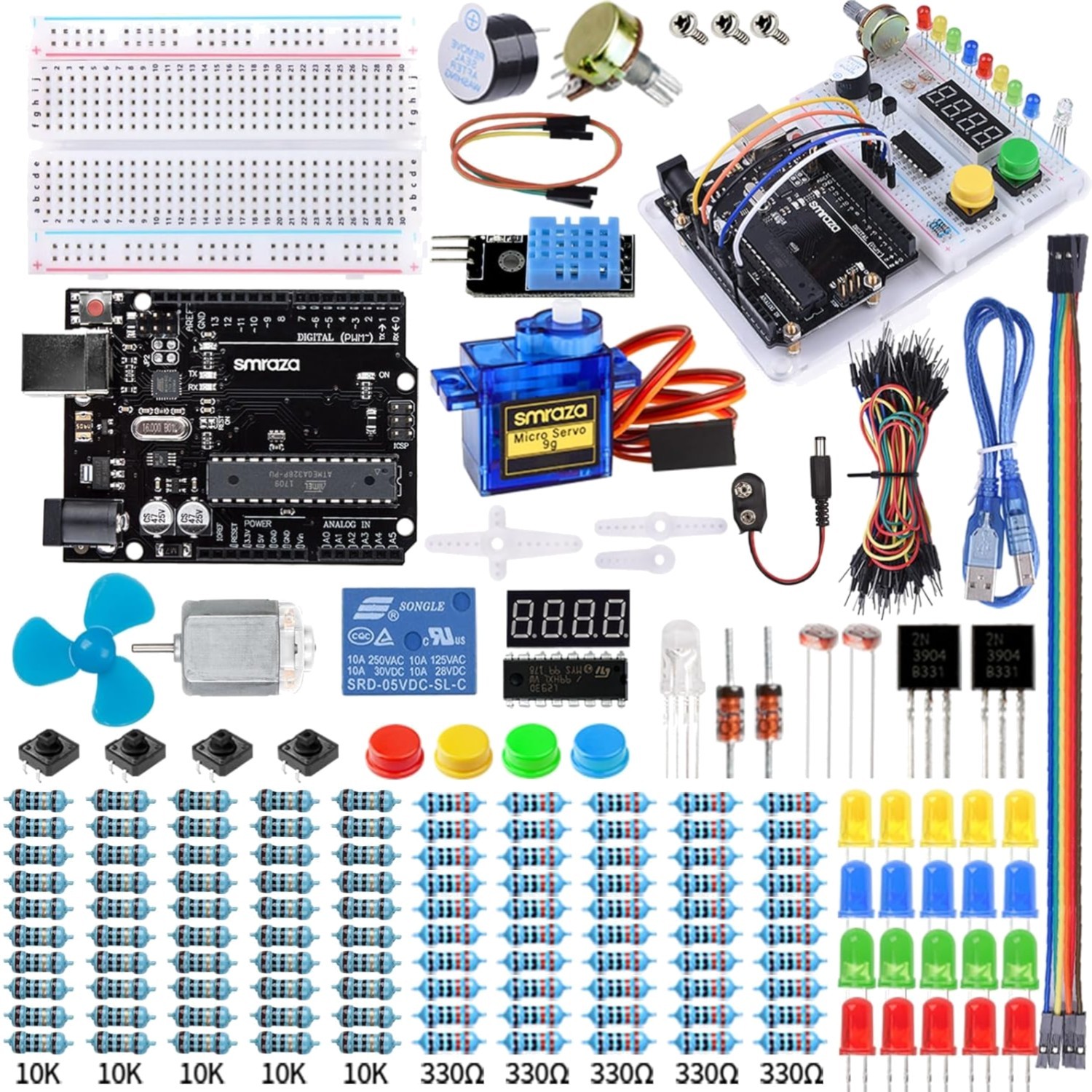 Complete Arduino Project Kit with Detailed PDF Tutorial and Circuit Components Complete Arduino Project Kit with Detailed PDF Tutorial and Circuit Components