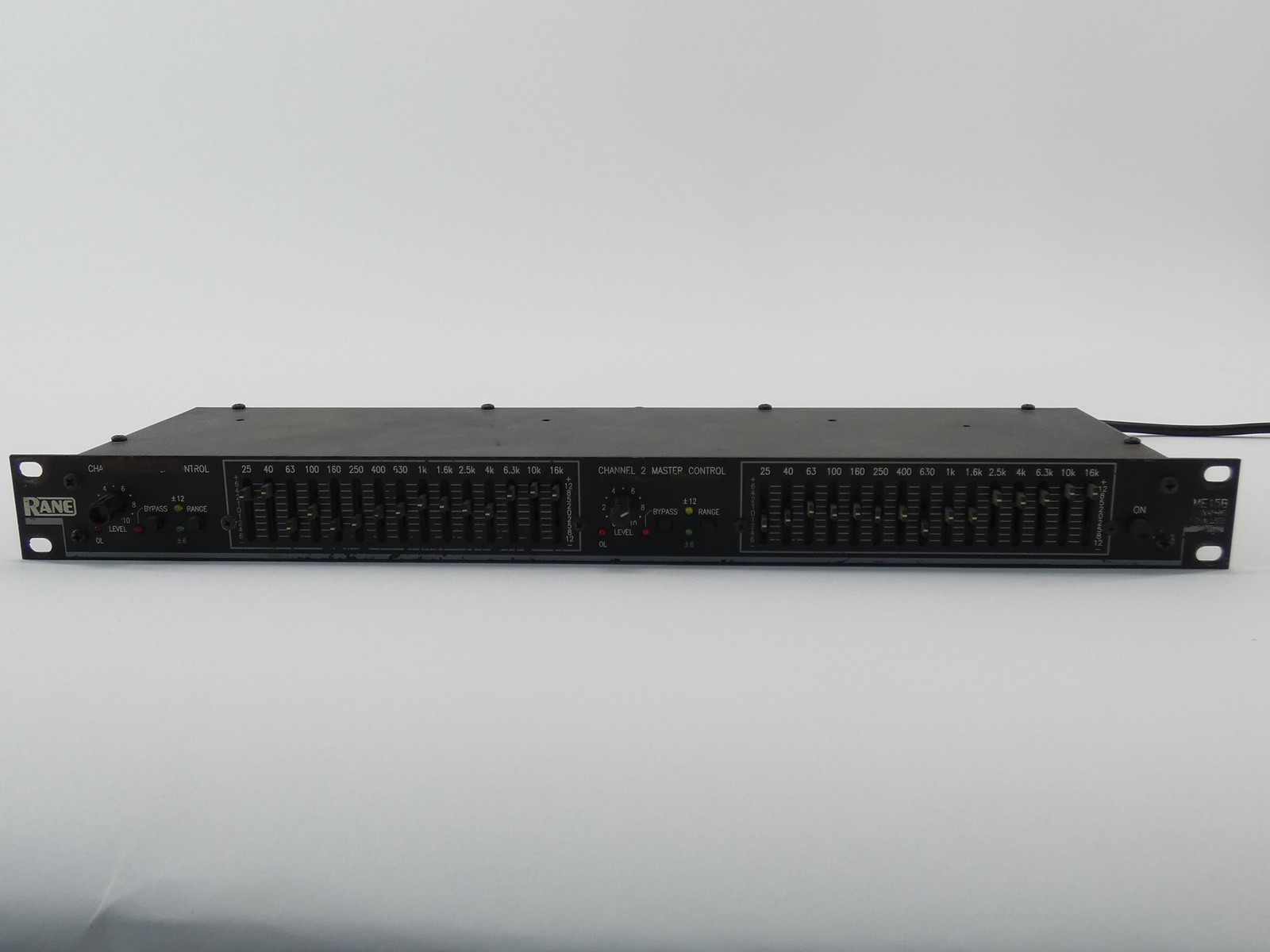 Rane ME 15B Graphic Equalizer 2-Channel Rackmount EQ Rane ME 15B Graphic Equalizer 2-Channel Rackmount EQ