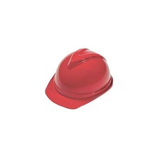 MSA 10034031 Hard Hat,Type 1, Class C,Ratchet,Red 3RRU9 picture