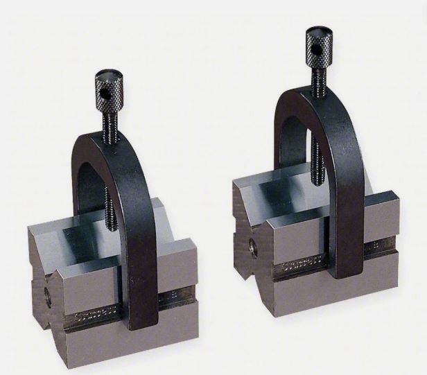New Starrett 278 Precision V Blocks (Pair) With Clamps, 1
