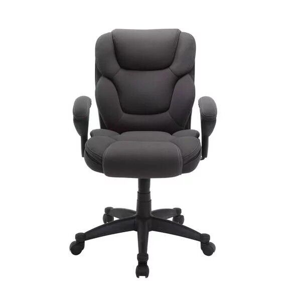 Modern Serta Big & Tall Fabric Manager Office Chair, Supports up to 300 lbs,Gray