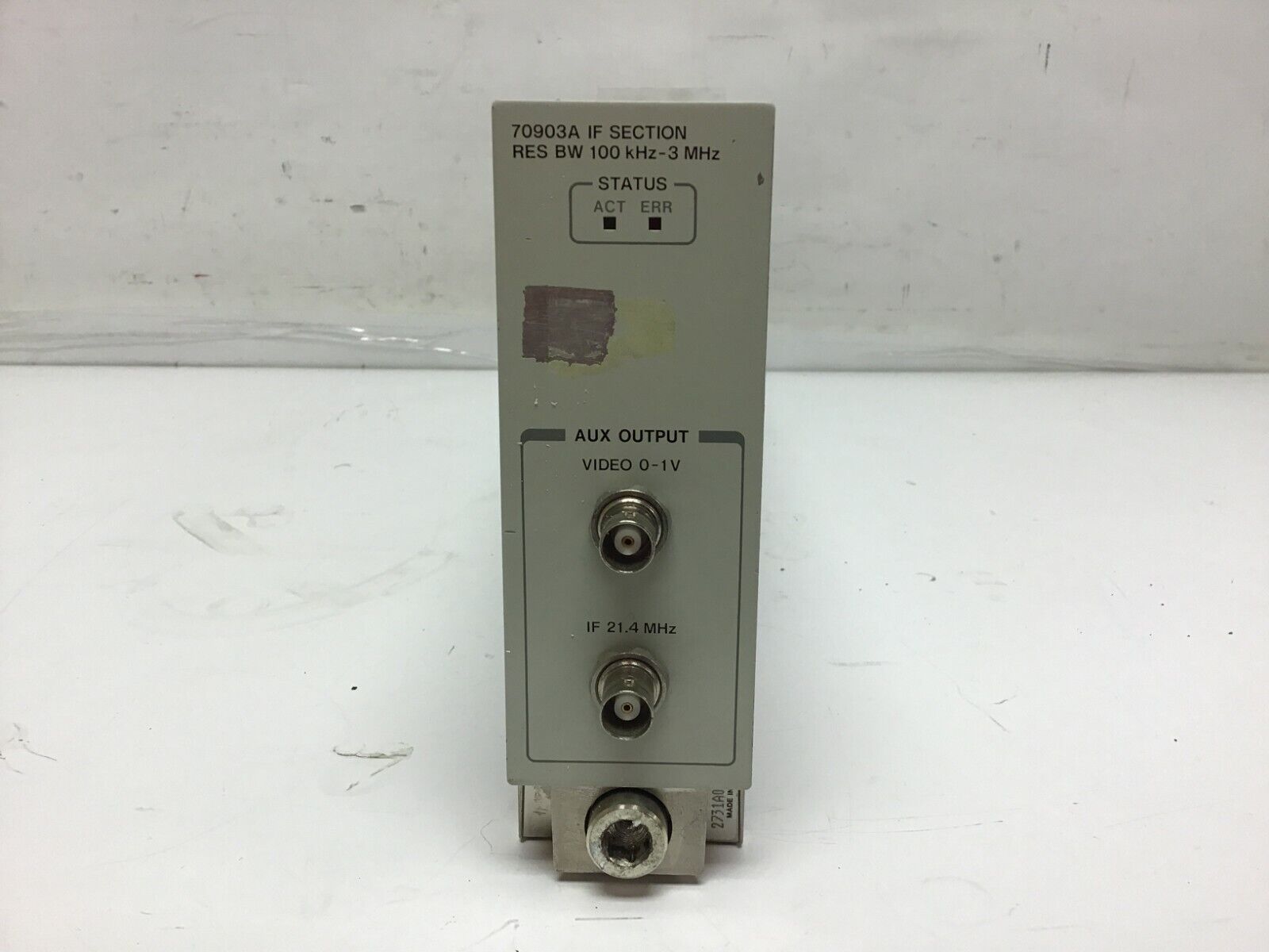 Hp Agilent 70903A IF Section 70000 Series Resolution Bandwidth TESTED