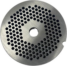 #22 Meat Grinder Plate — Reversible, 9/64