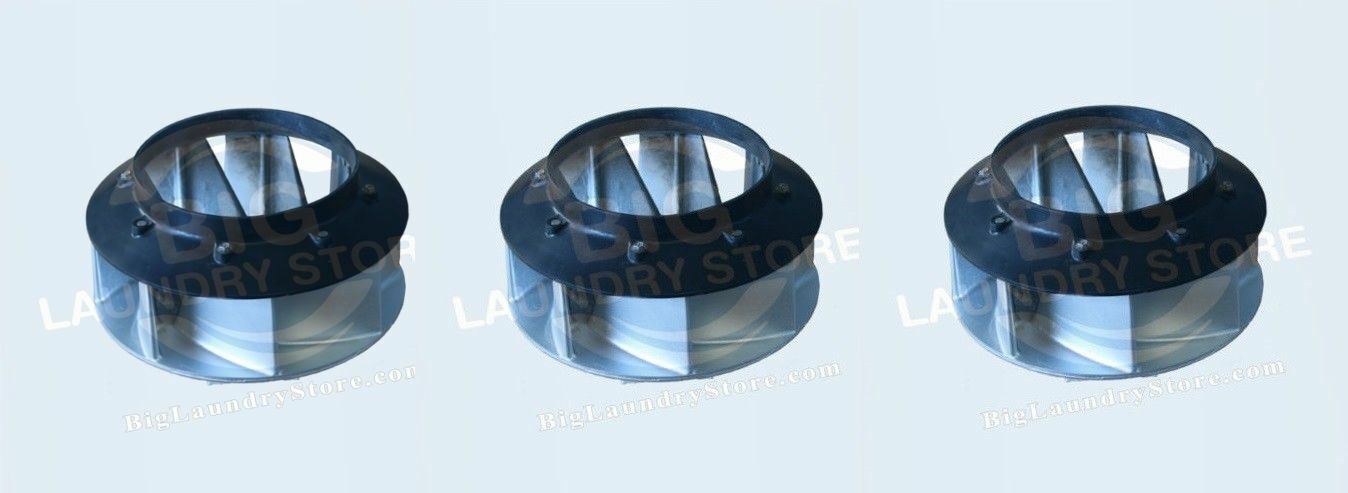 3x 70359801P NEW Light Aluminum Blower Fan for Huebsch, SQ Dryer