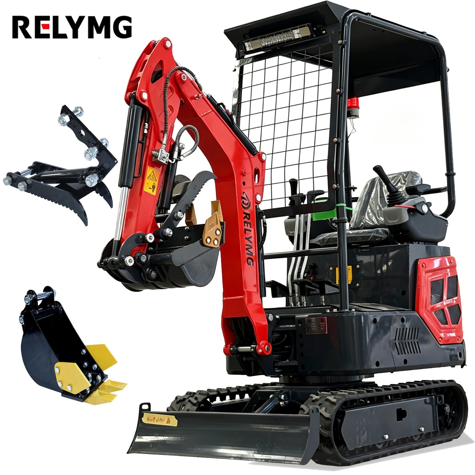 RLD16B 1.4 Ton Mini Excavator,13.5HP EPA Gas Engine,Free Delivery,2Attachments RLD16B 1.4 Ton Mini Excavator,13.5HP EPA Gas Engine,Free Delivery,2Attachments