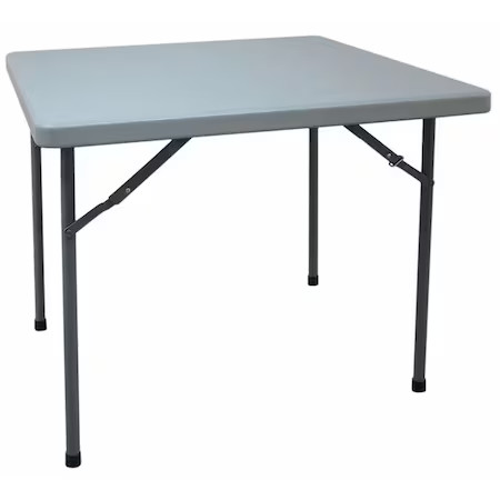 Zoro Select 13V431 Square Folding Table, 36 Zoro Select 13V431 Square Folding Table, 36