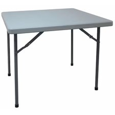 Zoro Select 13V431 Square Folding Table, 36