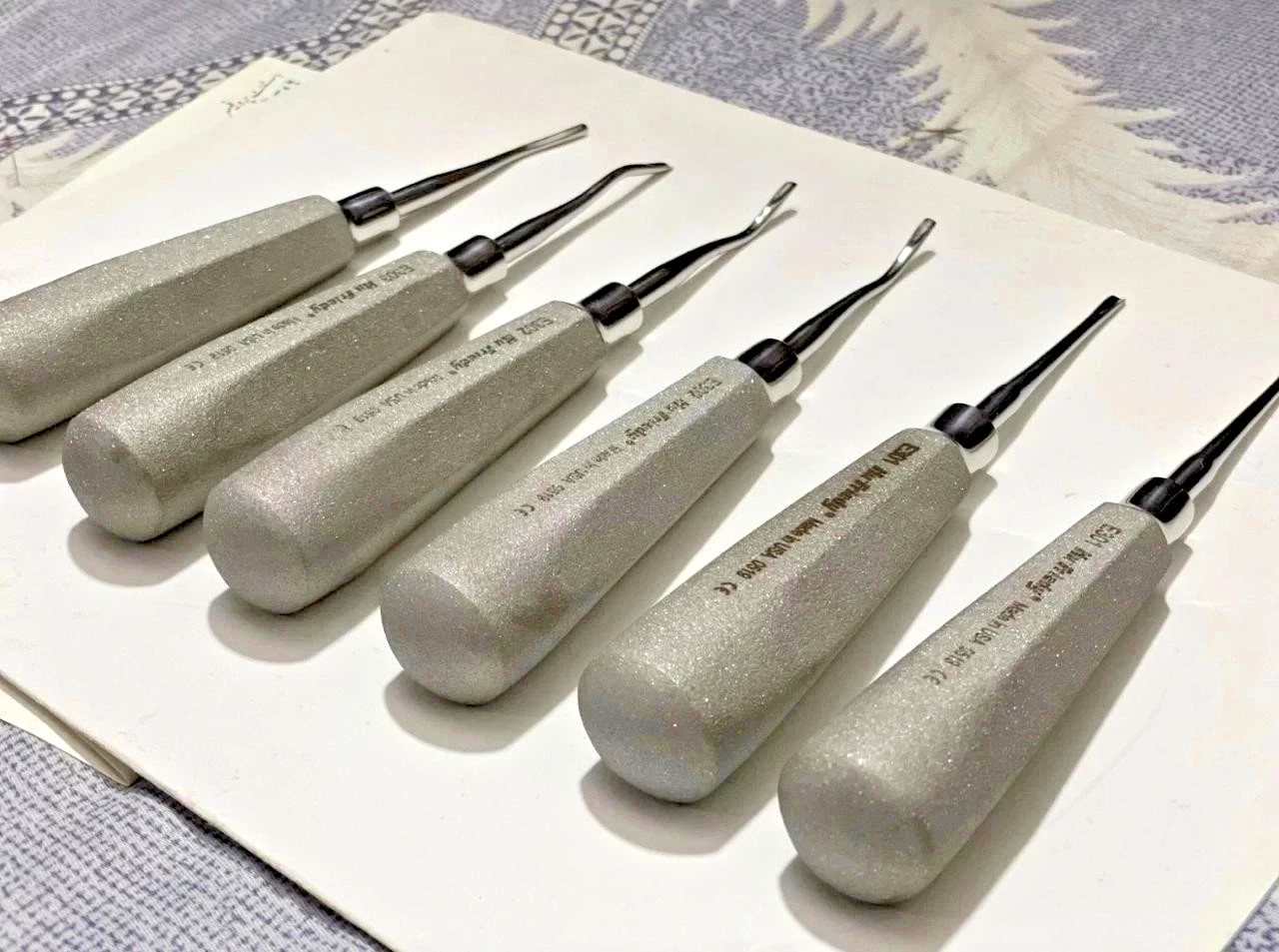 HU-Friedy Apexo Elevators E301 E302 E303 Dental Extraction Set Lot 6Pcs HU-Friedy Apexo Elevators E301 E302 E303 Dental Extraction Set Lot 6Pcs
