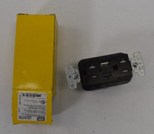 Hubbell Charger Receptacle USB Duplex 20A 125V Tamper Resistant USB20ACPDBK picture